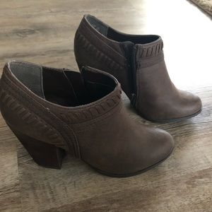 Brown booties
